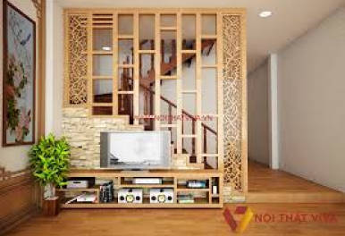 Thiết kế vách ngăn đơn giản mà đẹp mắt